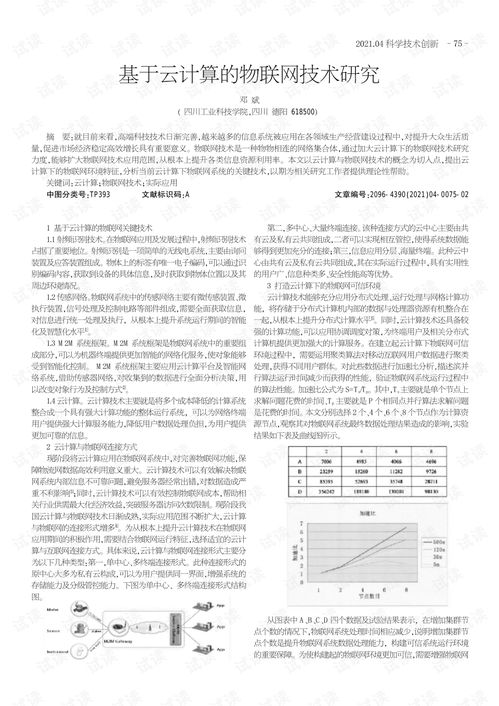 基于云計算的物聯網技術研究平臺開發